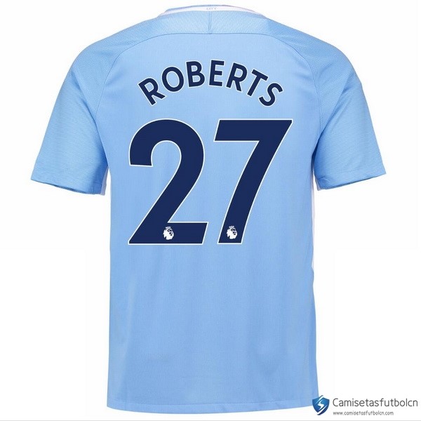Camiseta Manchester City Primera equipo Roberts 2017-18